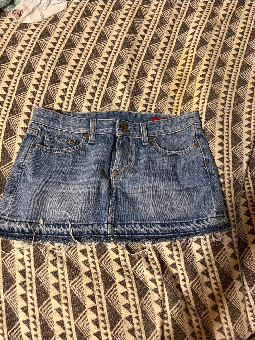 Denim Mini Skirt